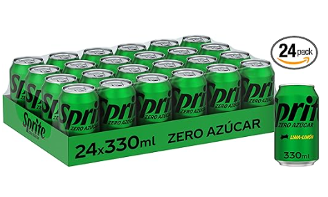 Sprite Zero Azúcar — Pack 24 Latas x 330 ml